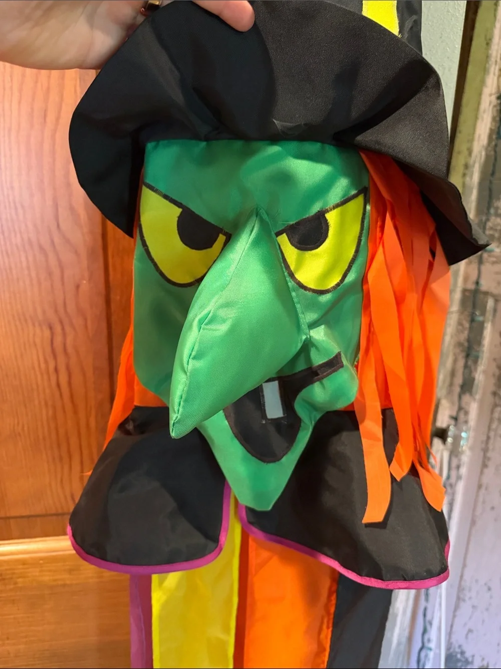 Vintage Windsport 3D Witch Windsock